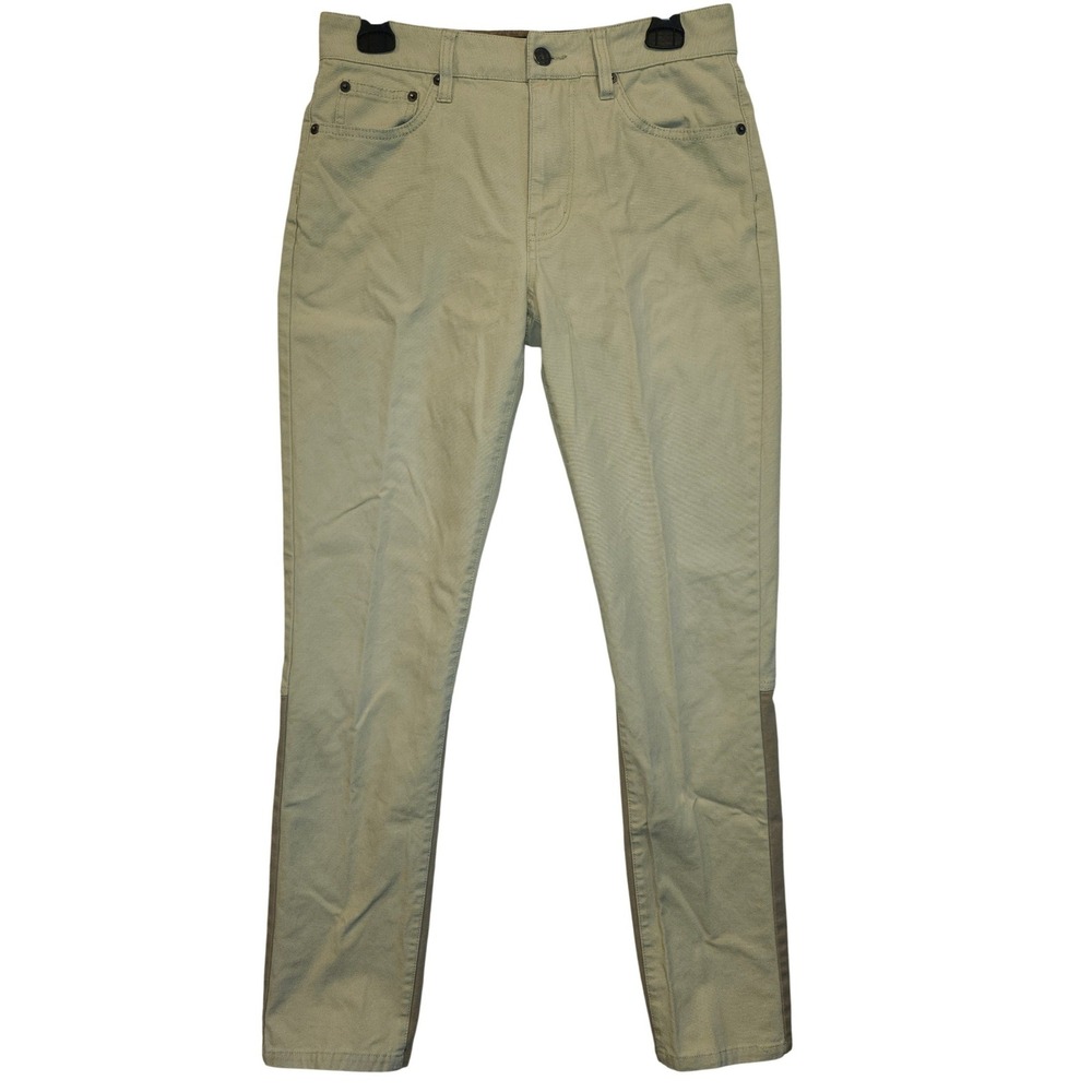 Frye Camber Slim Fit‎ Khaki Tan Canvas Pants Mens 29 FMS9BWP01 riding outdoor
